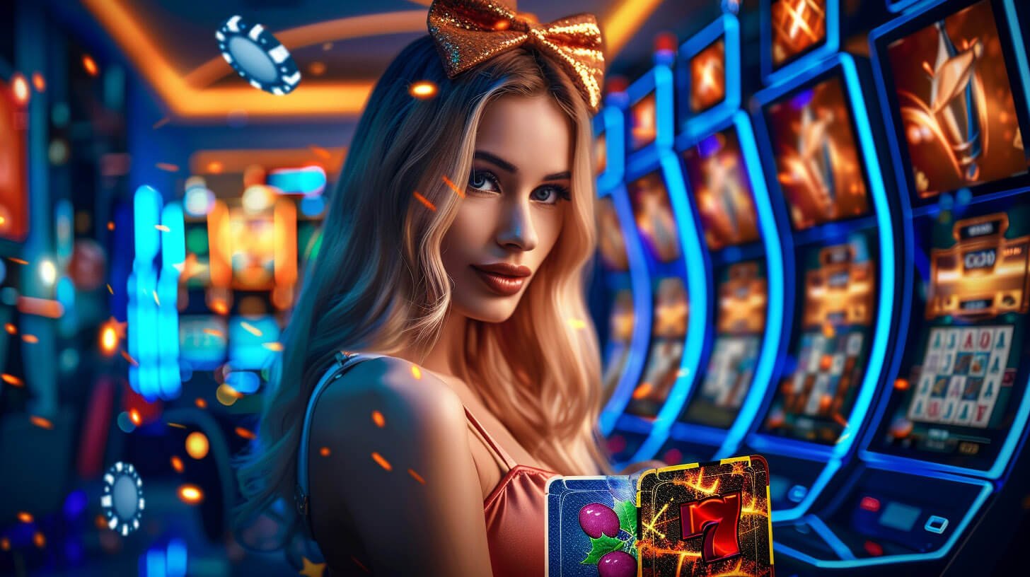 Gulungan Fortune Rabbit dengan simbol pemenang yang bersinar